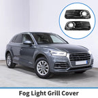 1 Pair Front Fog Light Grill for Audi Q5 (2013–2017) No. 8R0807681M/8R0807682J