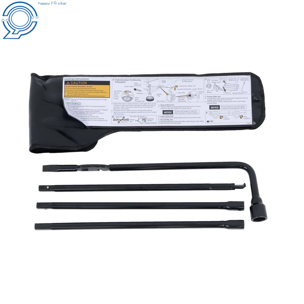 Spare Tire Lug Wrench Tool Kit for Silverado Sierra 1500 2500 3500 (2000–2014)