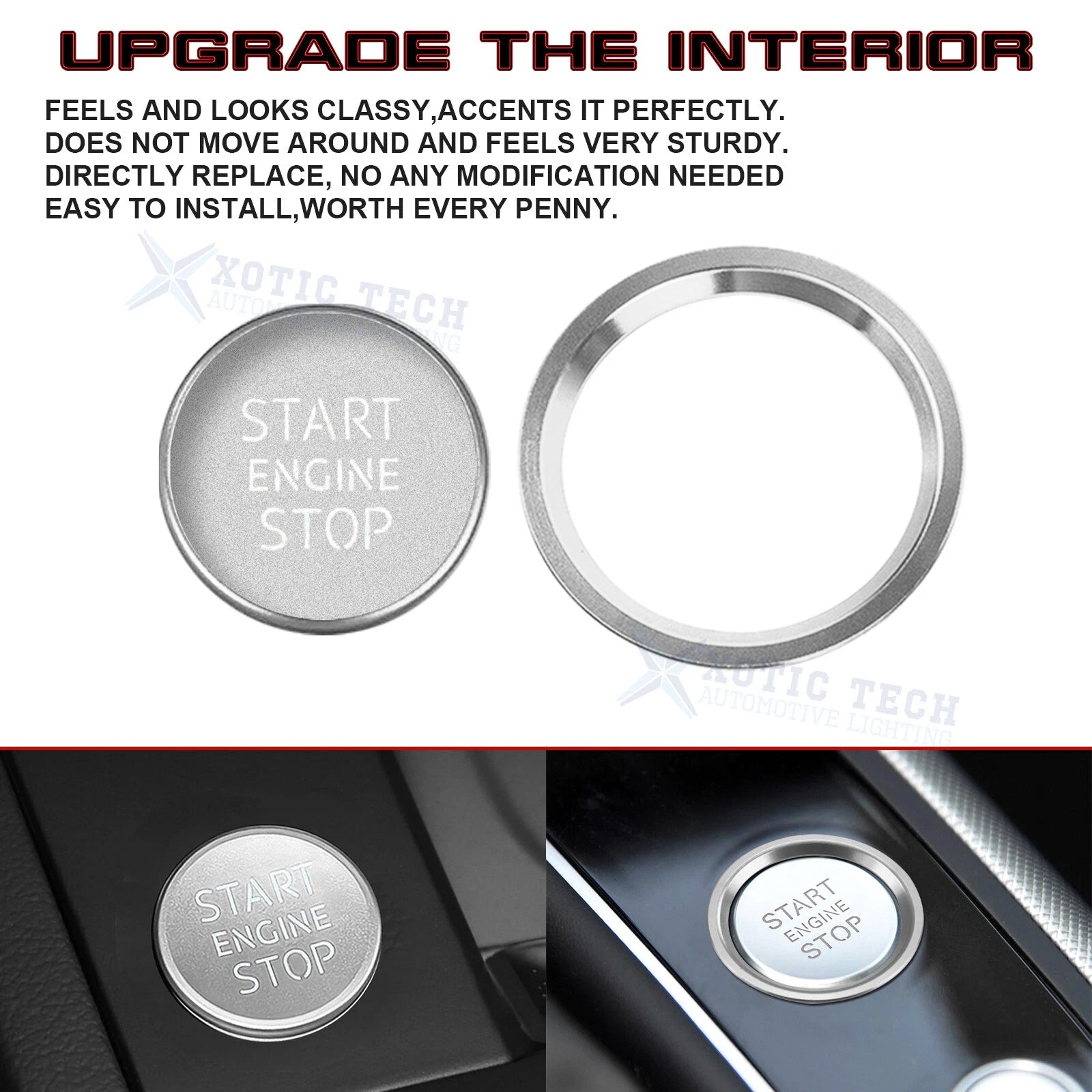 Push Button Cover Trim for Audi A4 A5 S4 (2009-Up)
