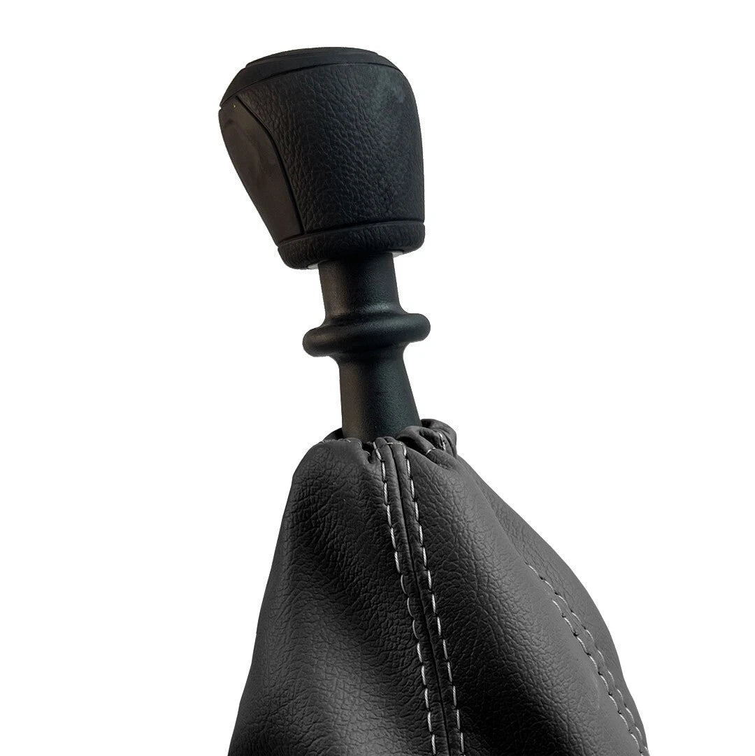 Leather Manual Shift Boot for Chevrolet Sonic (2012–2016) Gray Stitch