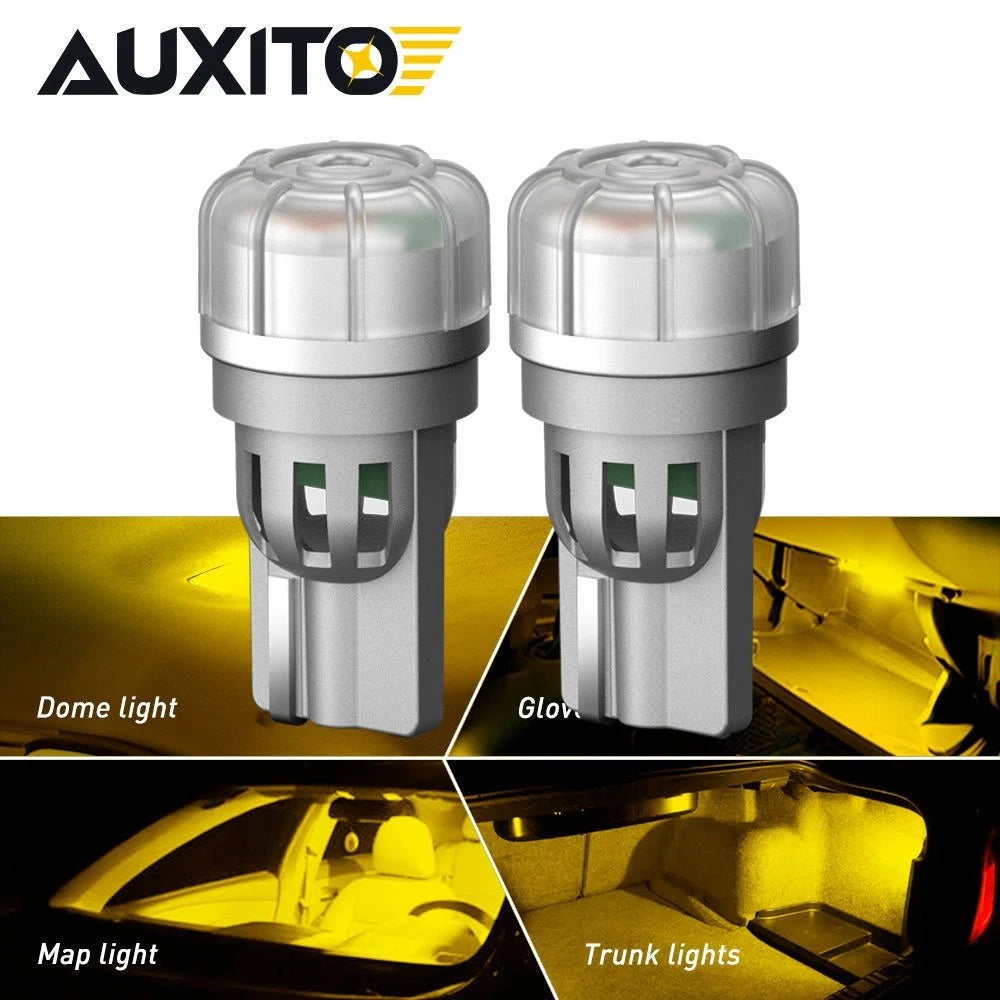 2X W5W 175 2825 168 194 Super Bright LED Front Side Marker Light Bulbs Amber for
