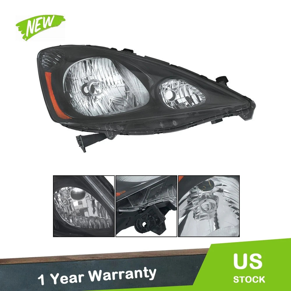 Halogen Headlight Assembly for Honda Fit (2009–2011) Right RH Side