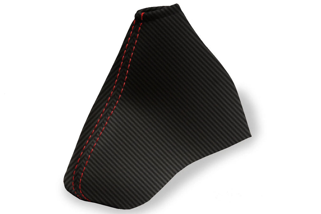 Manual Shift Boot Cover for Chevrolet Cavalier (2000–2005) Carbon Fiber Red Stitch