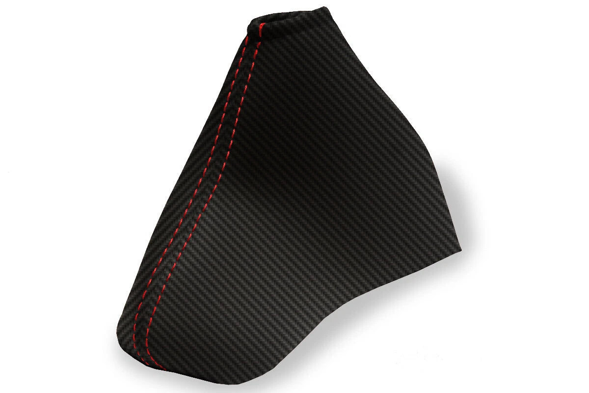 Manual Shift Boot Cover for Chevrolet Cavalier (2000–2005) Carbon Fiber Red Stitch