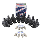 Set of 8 Ignition Coils & 8 Spark Plugs for Mercedes W140 S420 (1992–1999)