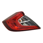 Replacement Driver Side Outer Tail Light Assembly for 2016-2021 Honda Civic