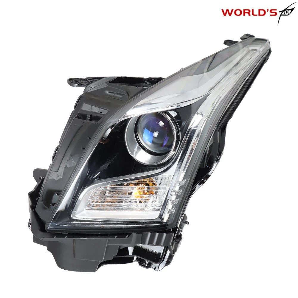 Halogen Projector Headlight Left Driver Side Chrome for Cadillac ATS (2013–2018)