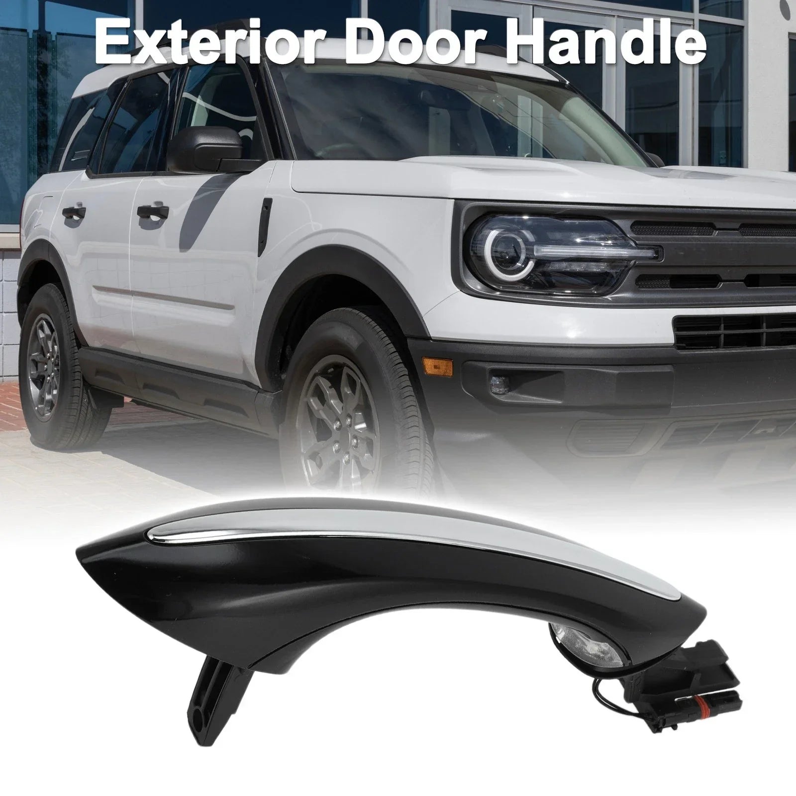 Exterior Door Handle for BMW X5 Front Right Door Black