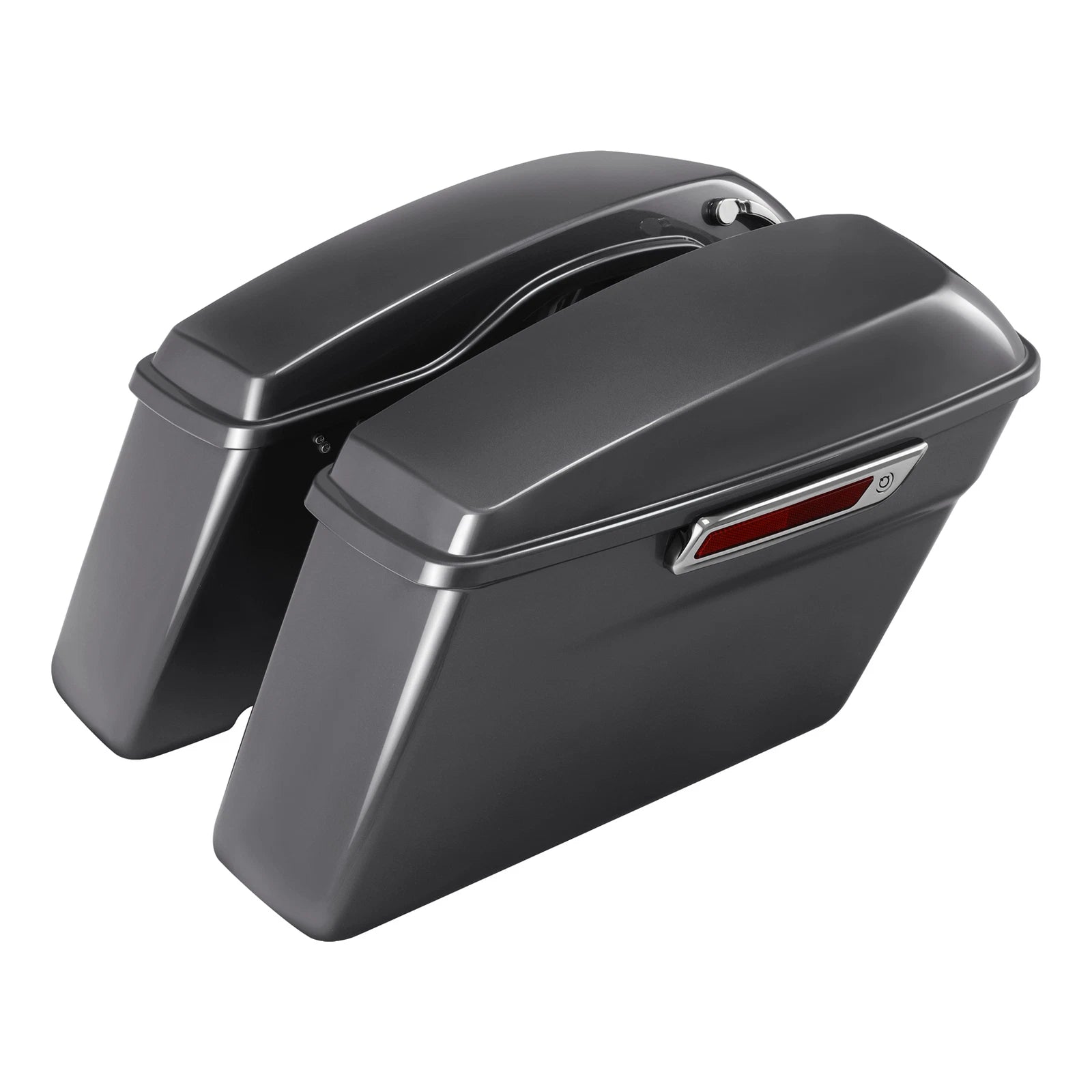 Hard Saddlebags for Harley Street Road Glide (2014–2024) 15 Gauntlet Gray Metallic