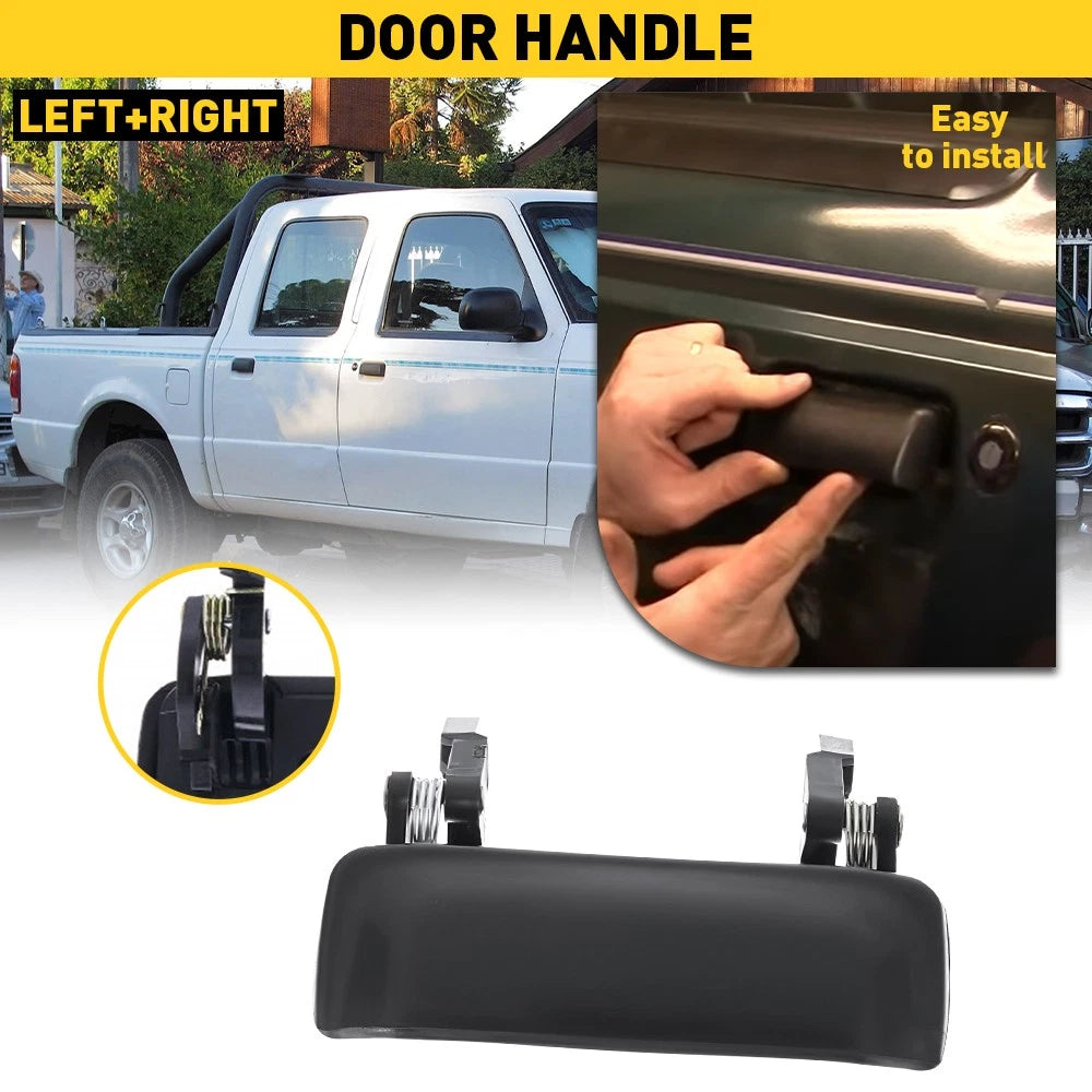 Door Handle for Ford Ranger Mazda B2300 B2500 (2001–2011) Black Outer