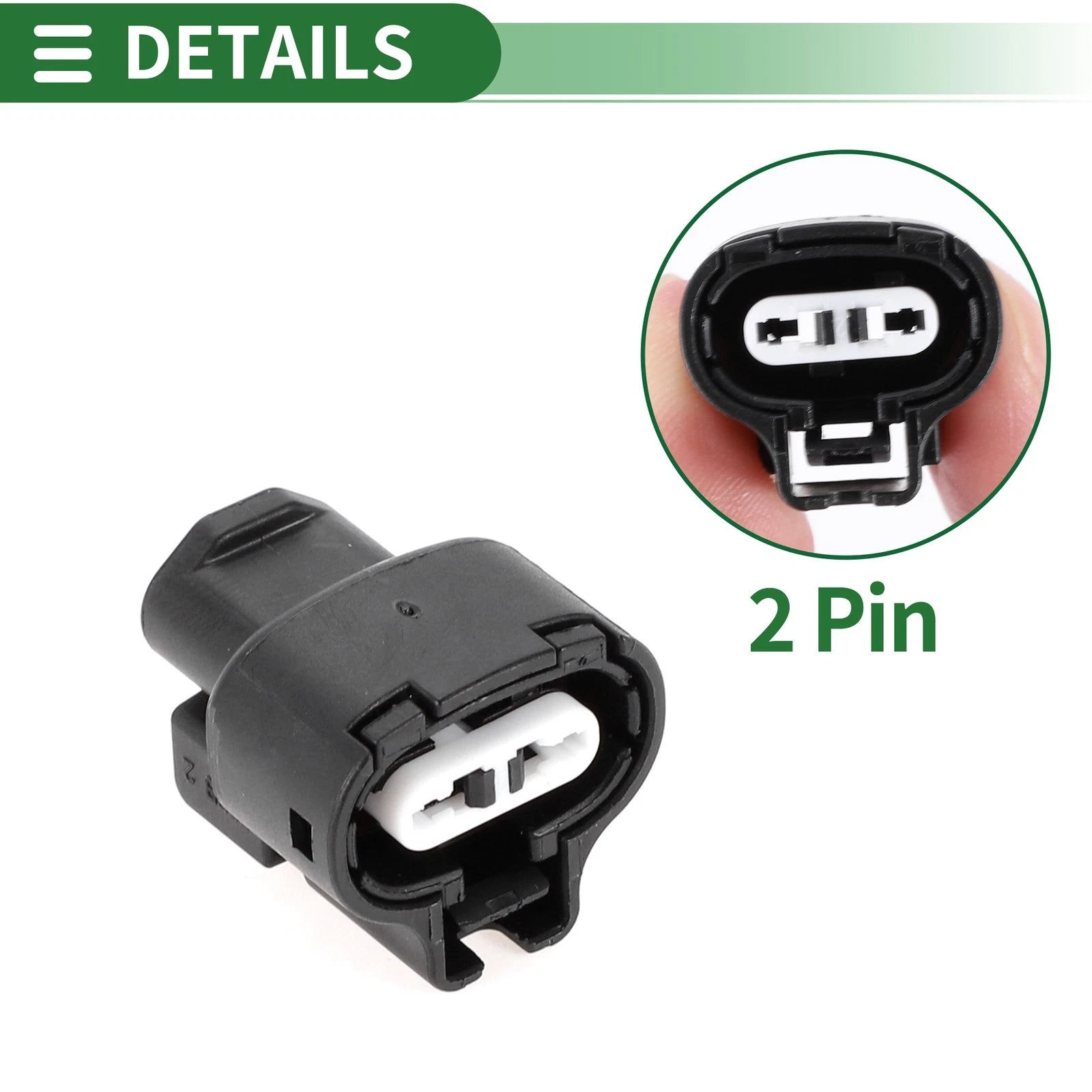2 Pin Intake Air Temperature Sensor Connector Plug for Toyota 