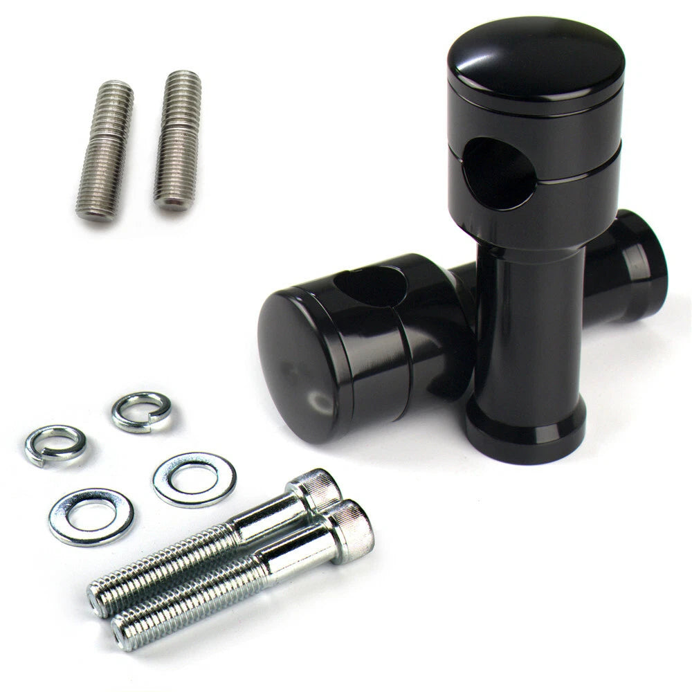 4" Rise Handlebar Risers for DNA Paughco Springer Chopper Bobber (Fits Various)