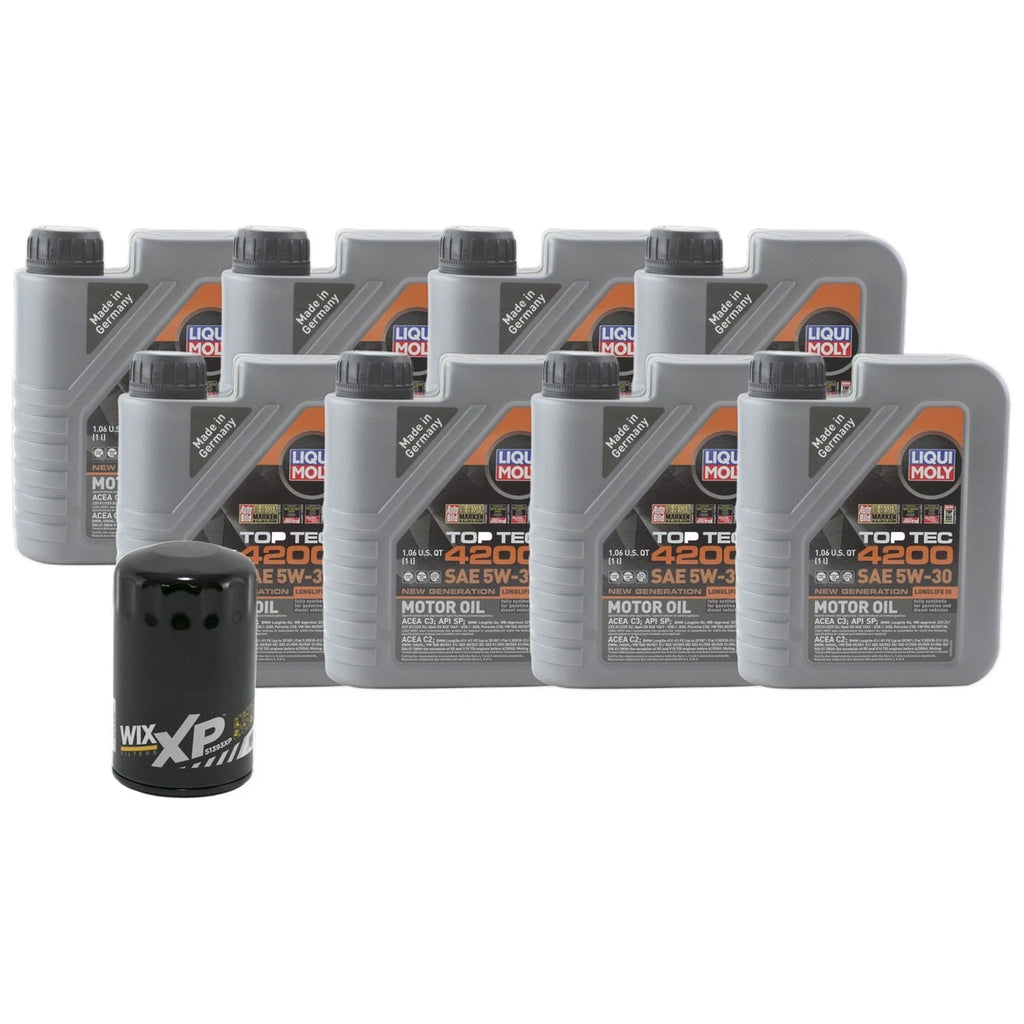 8L Liqui Moly Top Tec 4200 5W-30 Engine Oil Change Kit for Audi RS6 (2003–2010)