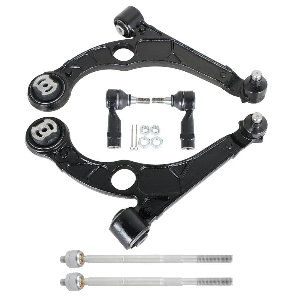 Set of 2 Front Lower Control Arms & Sway Bar End Links for Dodge Dart (2013-2016)