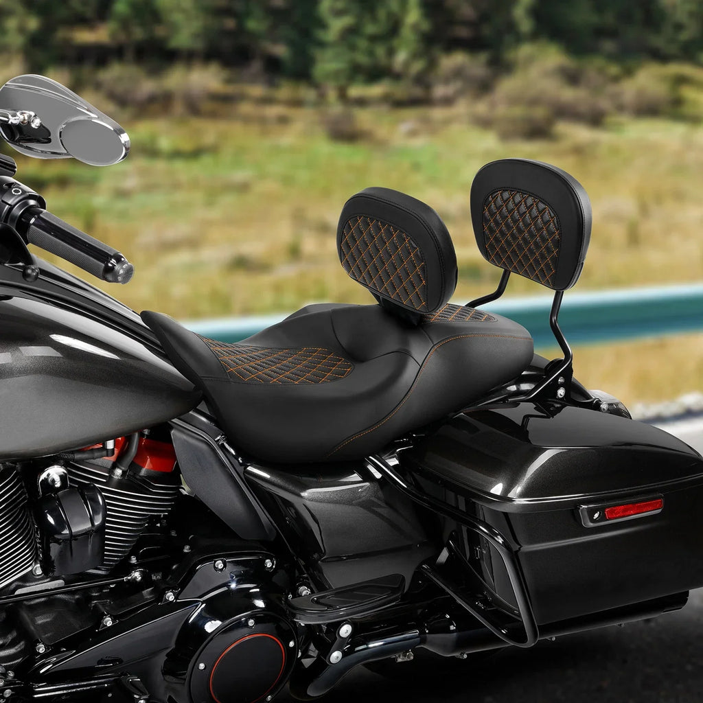 Seat Pad Backrest for Harley Road King Glide (2009-2023)