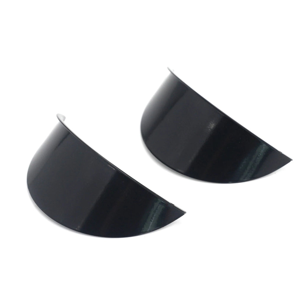1 Pair 4.5" Black Passing Lamp Visor for Harley Touring Dyna