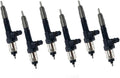 Set of 6 Fuel Injectors 095000-9690 J500-53052 for Kubota V3800 V3800T