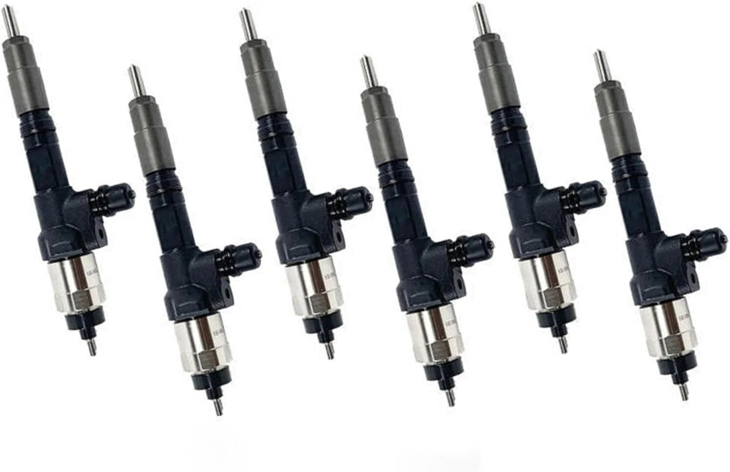 Set of 6 Fuel Injectors 095000-9690 J500-53052 for Kubota V3800 V3800T