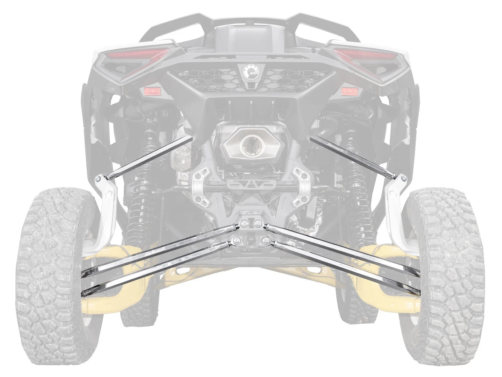 SuperATV Billet Aluminum Hex Radius Arms for Can-Am Maverick R (2024+)