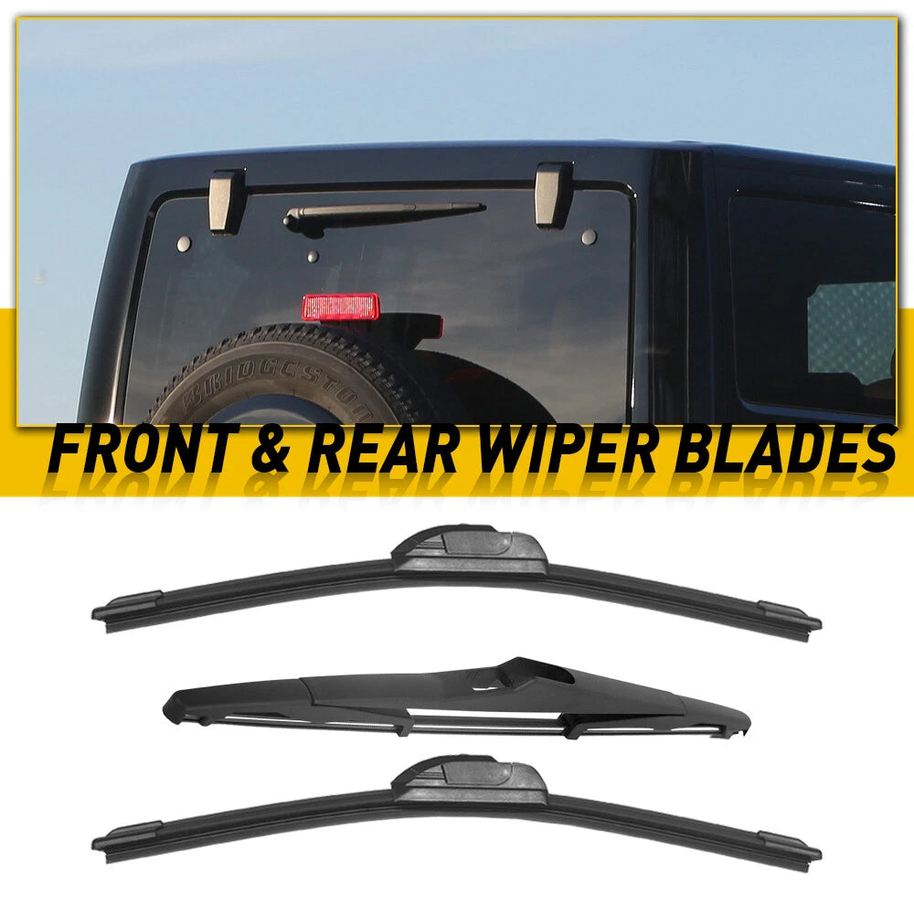 Set of 2 Windshield Wiper Blades for Jeep Wrangler (2000–2022)