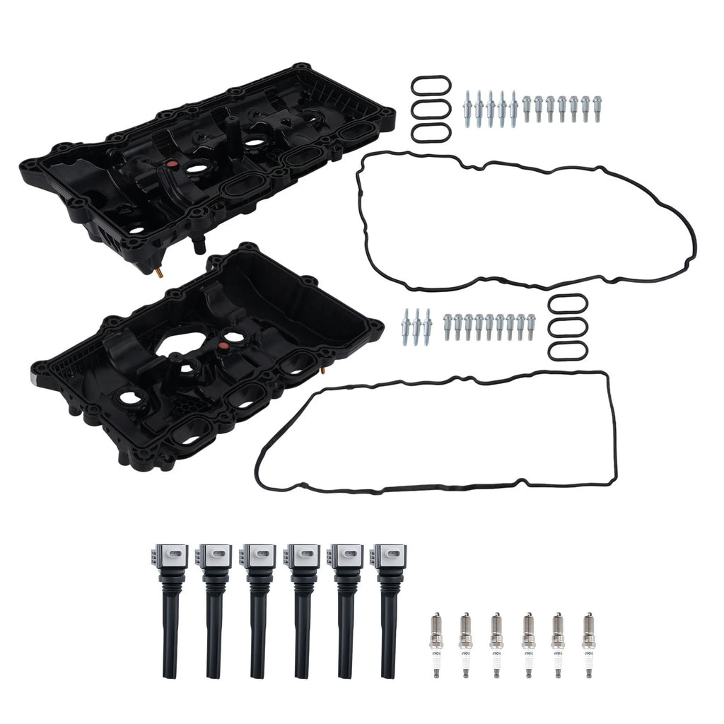 Valve Cover Set & 6 Ignition Coils for Ford Expedition 3.5L Turbo (2018–2022)