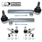 Set of 4 Front Outer Tie Rod Lower Ball Joints for Lexus Toyota