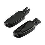 Black Front Rider Footpegs Footrest for Harley Softail FXST (2018–2025)