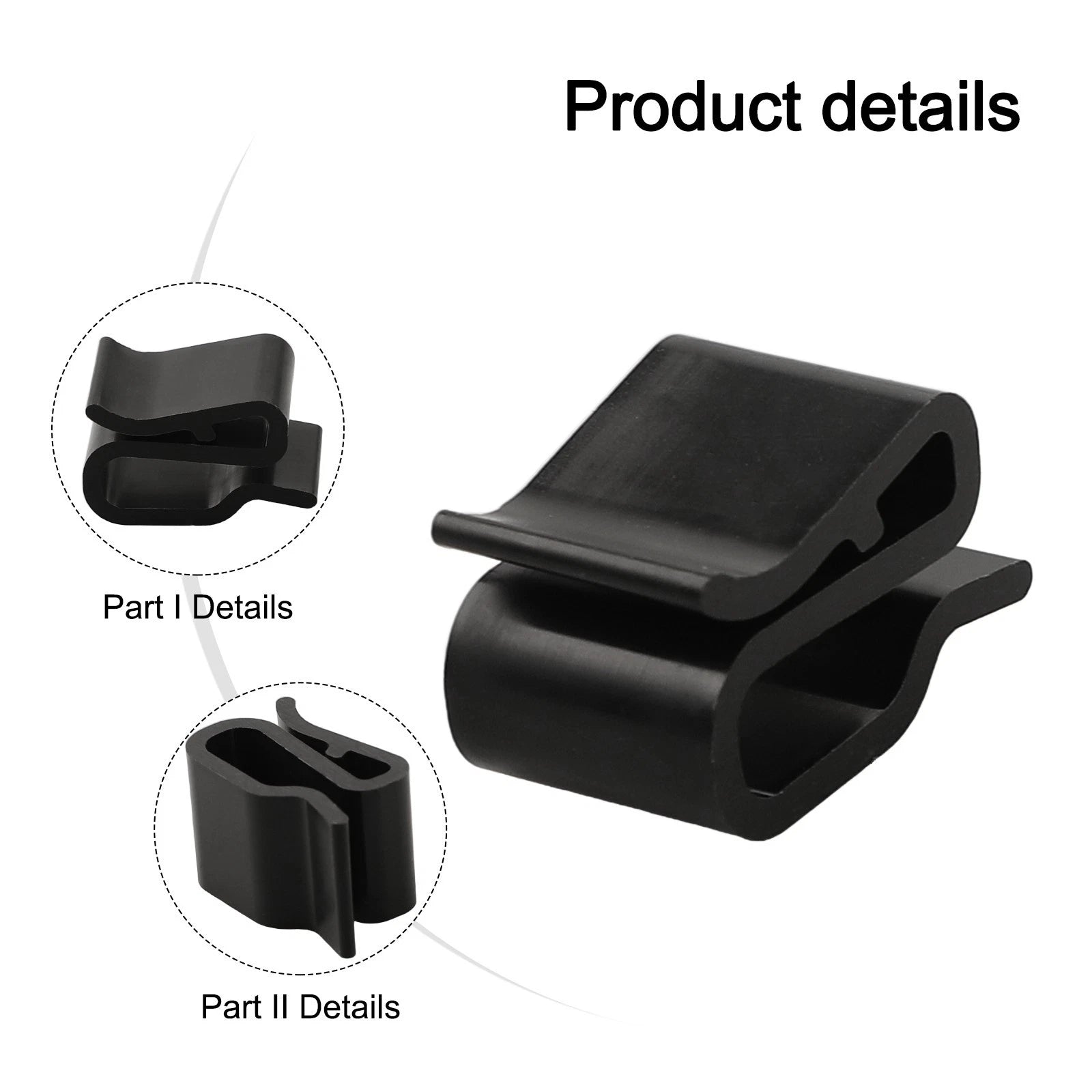 100X Wire Clip Fastener for Photovoltaic Systems