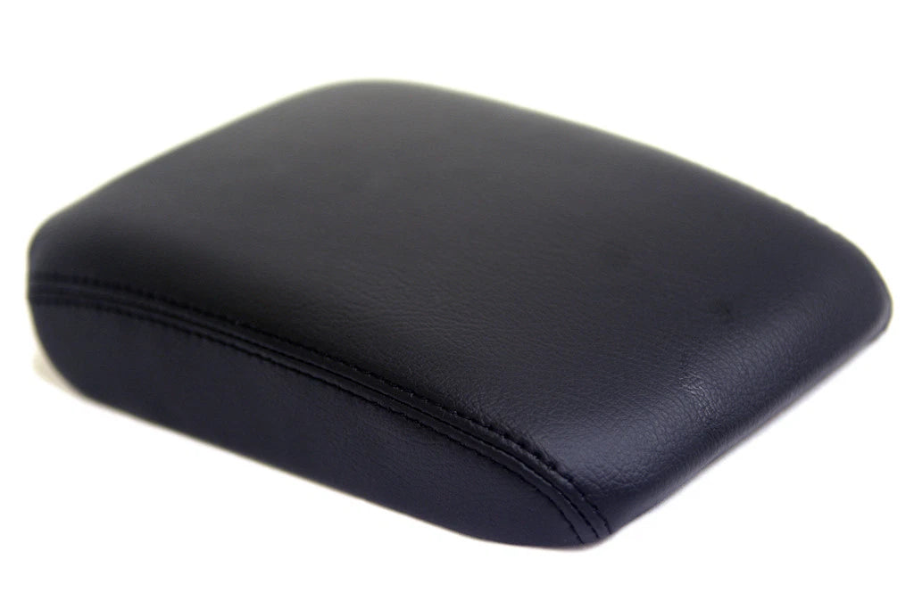 Center Console Lid Armrest Cover for VW EOS (2007–2015) Black Synthetic Leather
