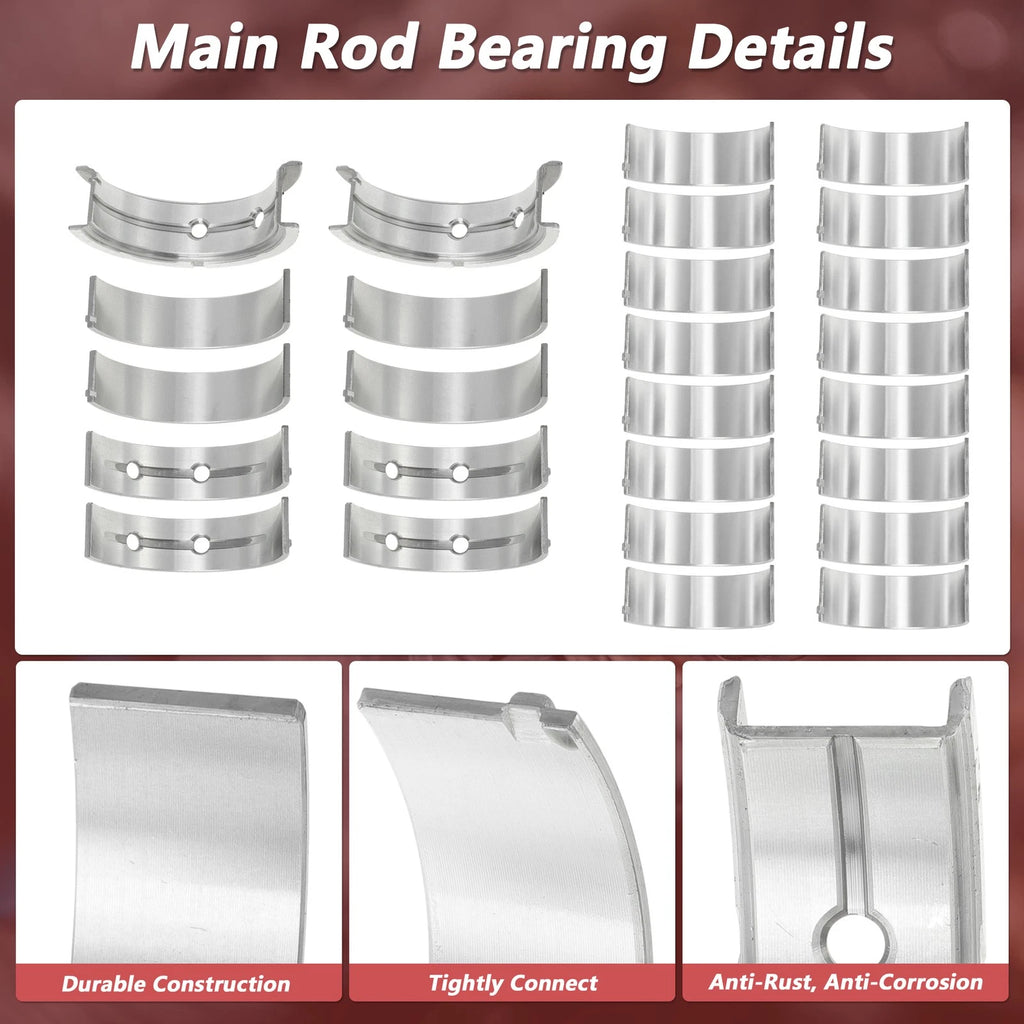 Main Bearing and Connecting Rod Bearing Kit for Chevrolet Silverado (No.MS2199P)
