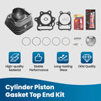 Cylinder Piston Ring Set with Gaskets for Honda TRX300EX Sportrax (1993–2008)
