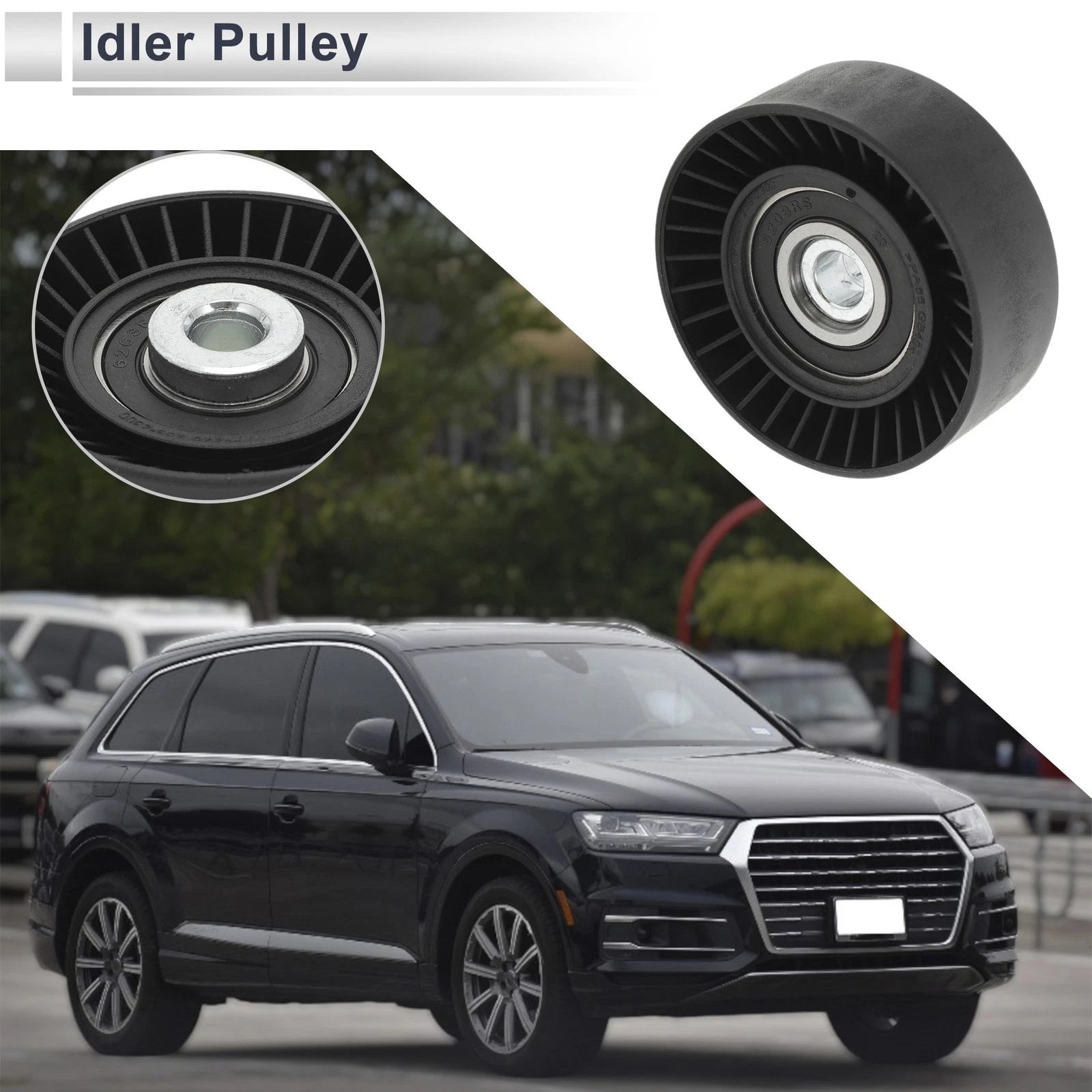 Drive Belt Idler Pulley for Suzuki Grand Vitara (2005–2015) No. 1753078K01