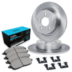 Set of 2 Brake Disc and Pad Kits for Lexus ES300h