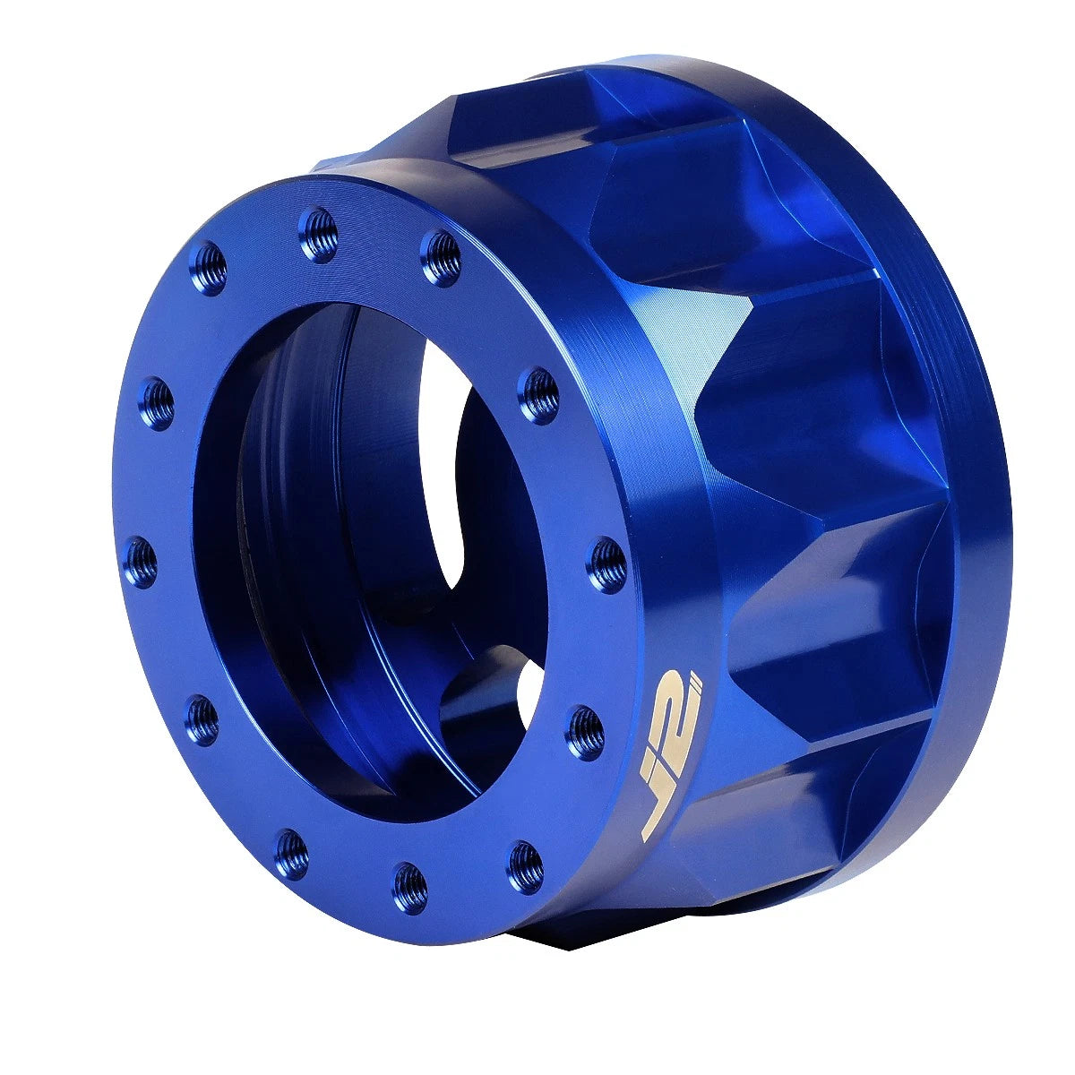 J2 6-Bolt Steering Wheel Hub Adapter for Honda Accord Prelude (1990–1996) Blue