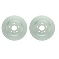 Set of 2 Bosch QuietCast Rear Disc Brake Rotors for Ford Escape Lincoln MKC (2013–2019)