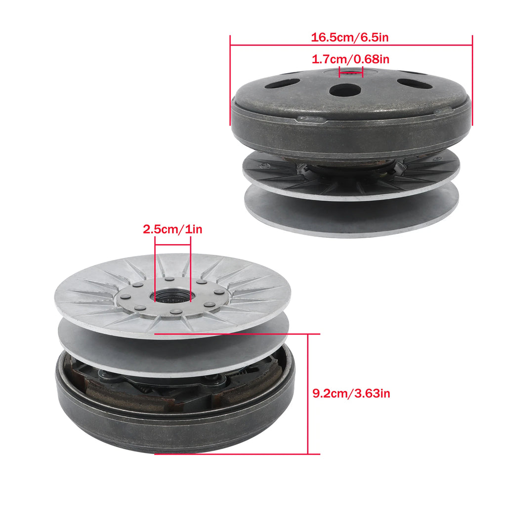 Complete Secondary Clutch Pulley for Linhai 400 Bighorn (2008-2023)
