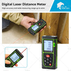 Digital Laser Distance Meter 40m Range Finder Tool