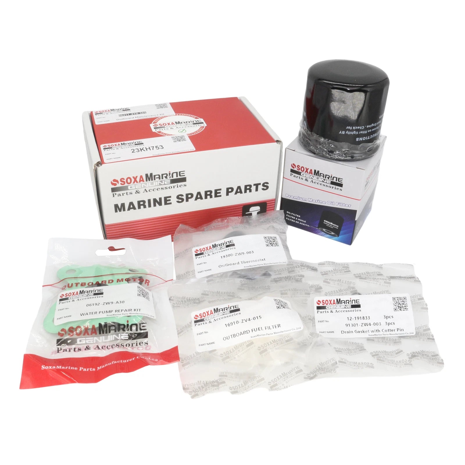 Outboard Maintenance Service Kit for Honda BF15D BF20D (06211-ZY0-505)