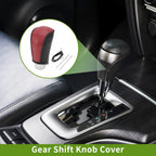 Gear Shift Knob Cover for Toyota Corolla (2009–2013) Red Carbon Fiber