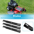 3X Blades for Toro Timecutter Z5000 Z5020 (50" Cut) 110-6837-03