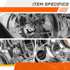 OE Style Headlight for Subaru Forester (2006–2008) Right Side Chrome/Amber