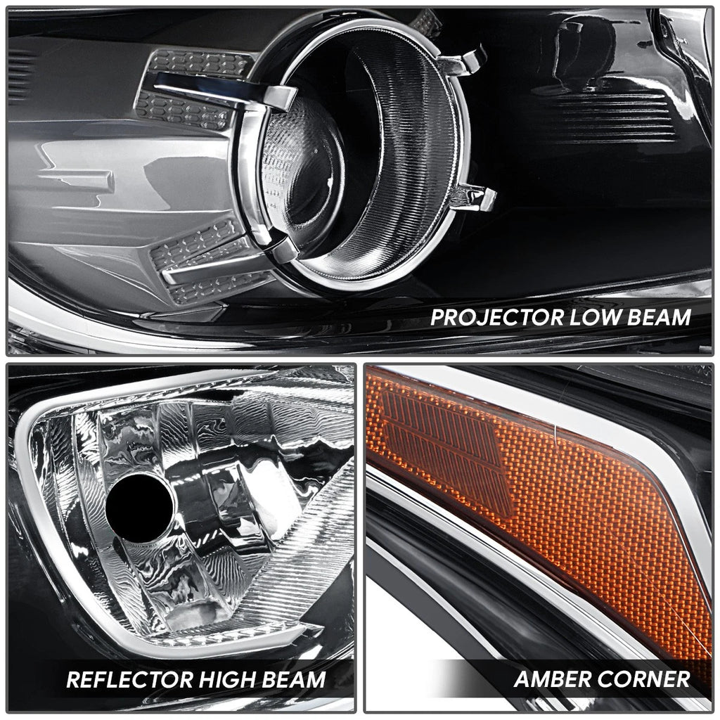 Right Passenger Side Projector Headlight Assembly for Forte Sedan (2019–2021)
