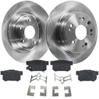 Rear Brake Disc Rotors and Pads Kit for Honda CR-V (2002–2004)