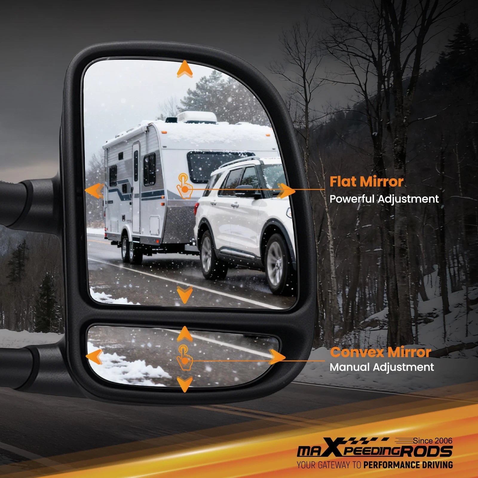 Side View Mirrors for Ford E-Series (2009-2016)