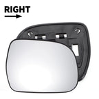 Right Side White Mirror Glass for Toyota Hilux (2004–2011)
