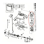 Water Pump Kit for Evinrude Johnson OMC 5.5hp 6hp (0391391, 382797, 778166, 763758)