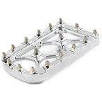 Chrome MX Style Large Brake Pedal Pad Cover for Harley Electra Glide Softail