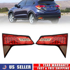 Pair Inner Tail Lights for Honda HR-V (2016–2018) 1.8L L4 Rear Taillamp