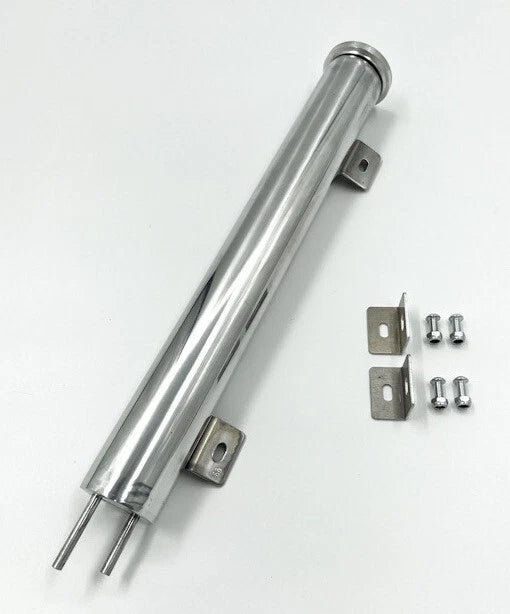 Radiator Overflow Tank Reservoir Polished Aluminum for Jeep Wrangler (1997–2006)