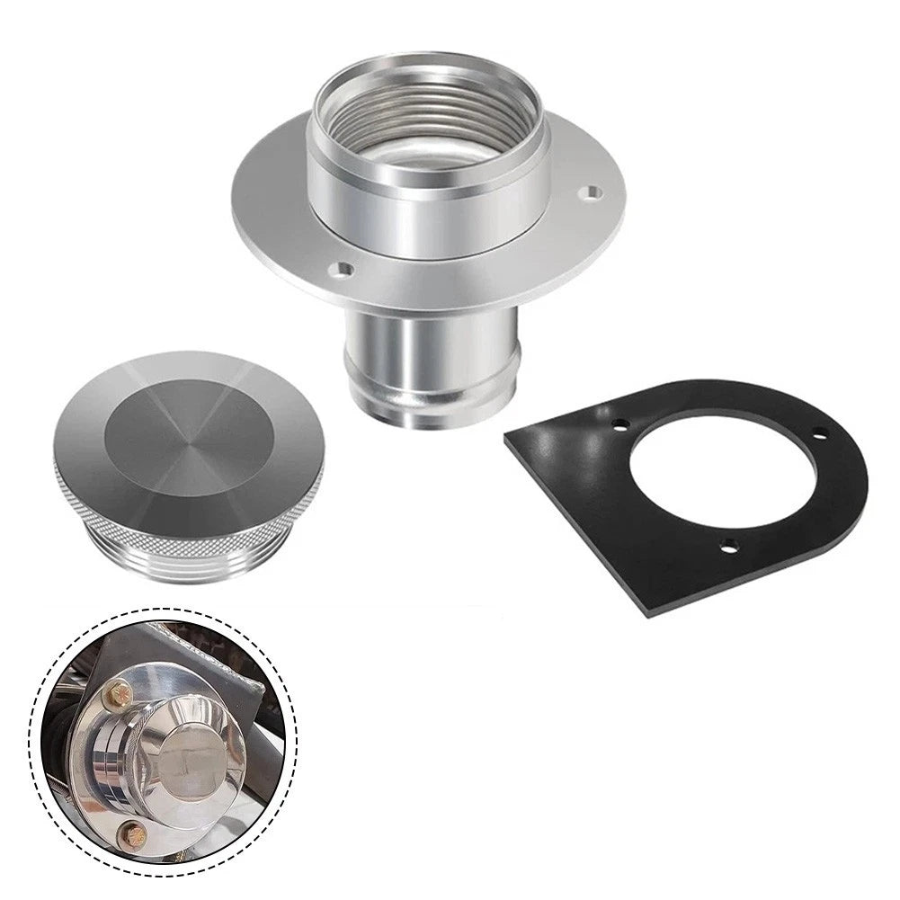Fuel Tank Filler Neck with Gas Cap & Weld-On Bracket for Truck